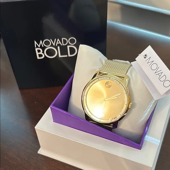 NWT Movado Bold Men’s Watch - Picture 1 of 3
